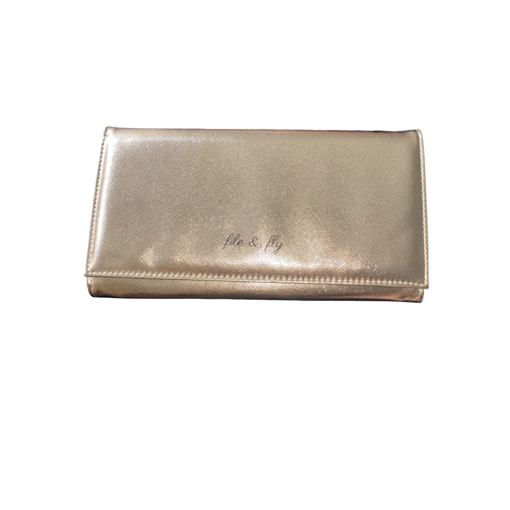 Elegant Gold‎ Metallic Wallet